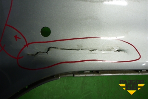 Бампер задний (без юбки под парктроник) (A1178850025) для Mercedes Benz CLA C117 с 2013г (ЦЛА)