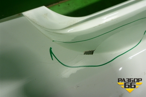 Бампер задний (седан под парктроник) (96696013) для Chevrolet Aveo (Т300) с 2011г (Авео Т300)