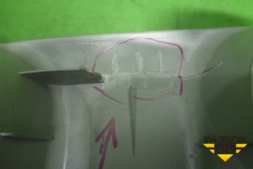 Обшивка стойки центральная верхняя левая (769149U000) для Nissan Note (Е11) с 2005-2013г (Нот)