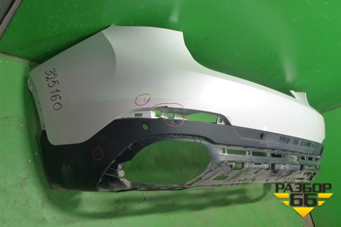 Бампер задний (под парктроник) (51127319876) для BMW X6 F16 с 2014г (Х6 Ф16)