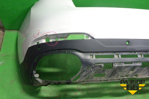 Бампер задний (под парктроник) (51127319876) для BMW X6 F16 с 2014г (Х6 Ф16)