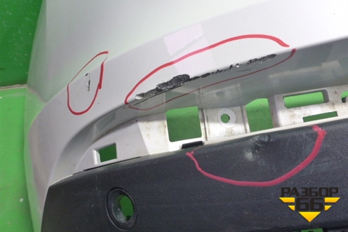 Бампер задний (под парктроник) (51127319876) для BMW X6 F16 с 2014г (Х6 Ф16)