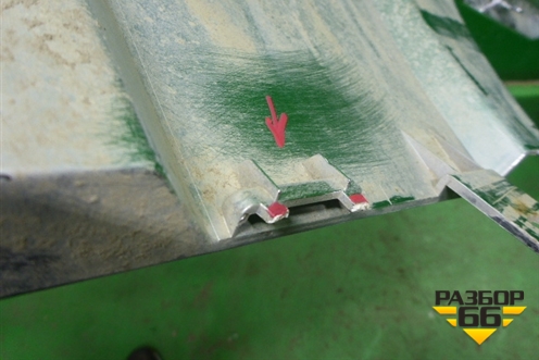 Накладка заднего бампера (AMG) (A1668856825) для Mercedes Benz GL-Klass X166 с 2012г (ГЛ)