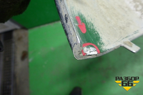 Накладка заднего бампера (AMG) (A1668856825) для Mercedes Benz GL-Klass X166 с 2012г (ГЛ)