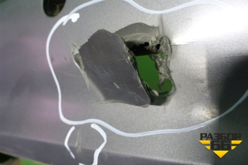 Бампер задний (под парктроник) (4F0807511D) для Audi A6 (C6) Allroad Quattro с 2006-2011г (А6)