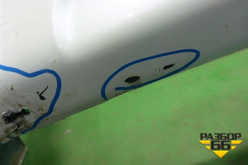 Бампер задний (до 2017г под парктроник) (5215960500) для Toyota Land Cruiser Prado(150) с 2009г (Ленд Крузер Прадо)