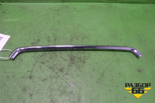 Накладка переднего бампера (верхняя хром) для Mitsubishi ASX с 2010г (АСХ)