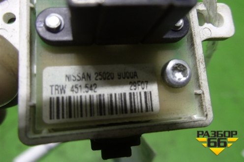 Индикатор ремней безопасности (250209U00A) для Nissan Note (Е11) с 2005-2013г (Нот)