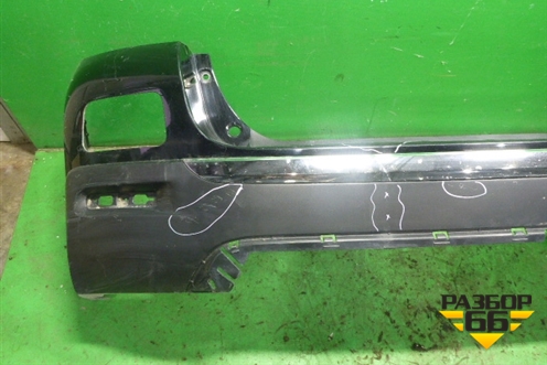 Бампер задний (5215948170) для Toyota Highlander с 2007-2013г (Хайлендер)