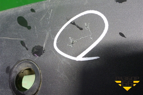 Юбка переднего бампера (после 2010г под парктроник) (51117222371) для BMW X5 E70 с 2007-2013г (Х5 Е70)