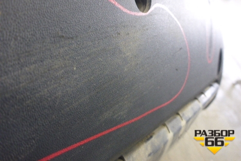 Бампер задний нижняя часть (до 2015 под парктроник) (866122W000) для Hyundai Santa Fe с 2012-2018г (Санта Фе)