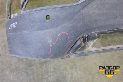 Бампер задний нижняя часть (до 2015г под парктроник) (866122W000) для Hyundai Santa Fe с 2012-2018г (Санта Фе)