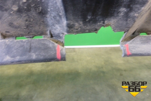 Бампер задний нижняя часть (до 2015г под парктроник) (866122W000) для Hyundai Santa Fe с 2012-2018г (Санта Фе)