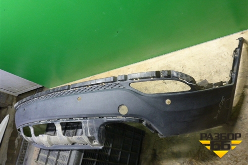 Бампер задний нижняя часть (до 2015г под парктроник) (866122W000) для Hyundai Santa Fe с 2012-2018г (Санта Фе)