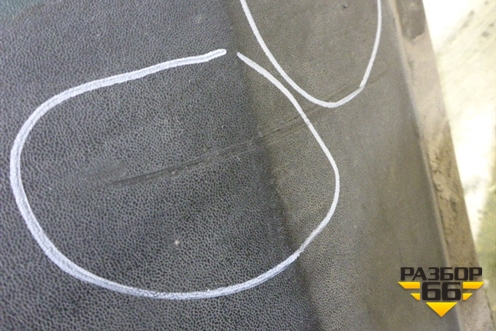 Бампер задний нижняя часть (до 2015г под парктроник) (866122W000) для Hyundai Santa Fe с 2012-2018г (Санта Фе)