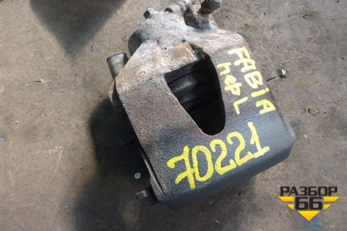 Суппорт передний левый (1K0615123D) для Skoda Fabia с 2007-2014г (Фабия)