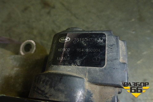 Заслонка дроссельная механическая для Hyundai Getz с 2002г (Гетц)