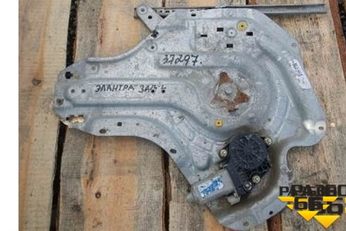 Стеклоподъёмник электрический задний левый для Hyundai Elantra 3 (XD) с 2000-2010г (Элантра)