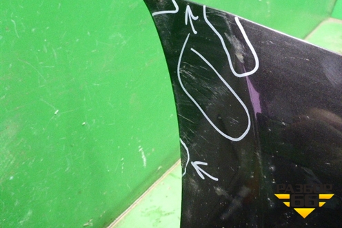 Бампер задний (без юбки до 2012г под парктроник) (3C8807421) для Volkswagen Passat-CC с 2008г (Пассат ЦЦ)