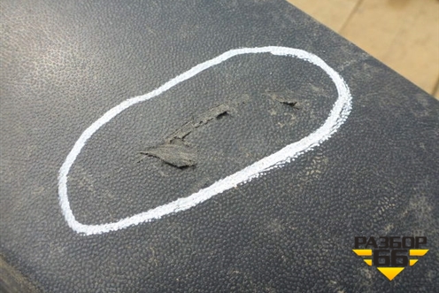 Бампер задний нижняя часть (под парктроник) (5N0807521) для Volkswagen Tiguan с 2007-2011г (Тигуан)