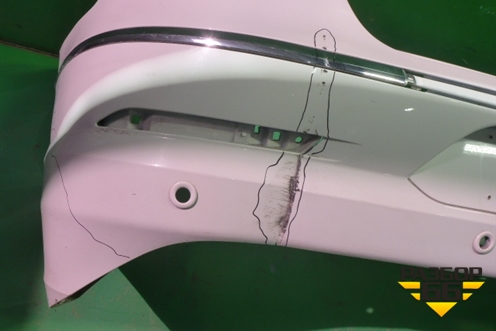 Бампер задний (без юбки до 2012г под парктроник) (3C8807421) для Volkswagen Passat-CC с 2008г (Пассат ЦЦ)