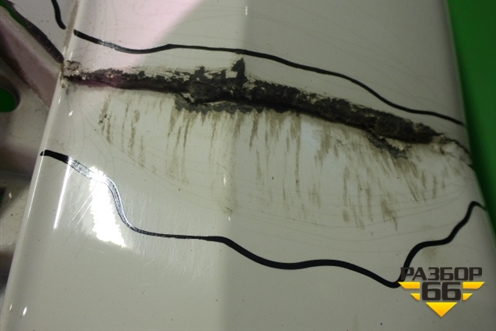 Бампер задний (без юбки до 2012г под парктроник) (3C8807421) для Volkswagen Passat-CC с 2008г (Пассат ЦЦ)