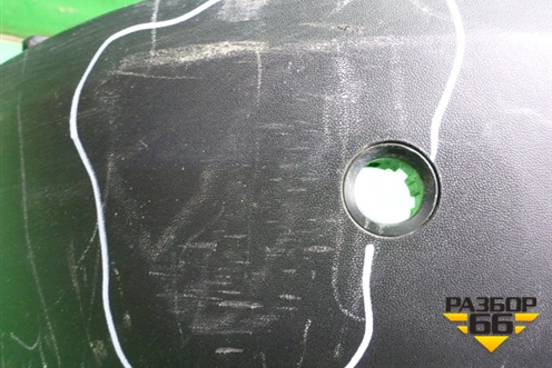 Бампер задний нижняя часть (до 2018г) (под парктроник) (86612F1000) для Kia Sportage с 2016-2022г (Спортеидж 4)