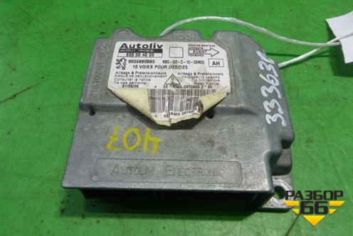 Блок управления AIR BAG (9655880880) для Peugeot 407 с 2004г