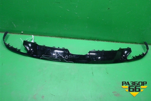 Накладка заднего бампера (на юбку) (A2928840090) для Mercedes Benz GLE-Klass (купе) C292 с 2015г (ГЛЕ)