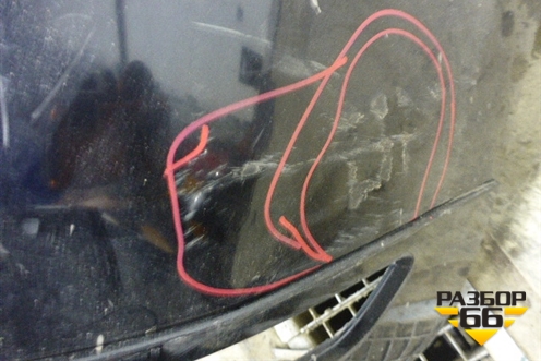 Бампер задний (без юбки до 2015г под парктроник) для Volkswagen Touareg с 2010-2018г (Туарег)