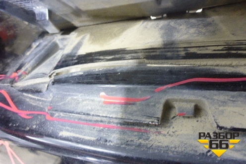 Бампер задний (без юбки до 2015г под парктроник) для Volkswagen Touareg с 2010-2018г (Туарег)