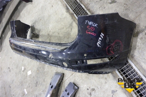 Бампер задний (без юбки до 2015г под парктроник) для Volkswagen Touareg с 2010-2018г (Туарег)