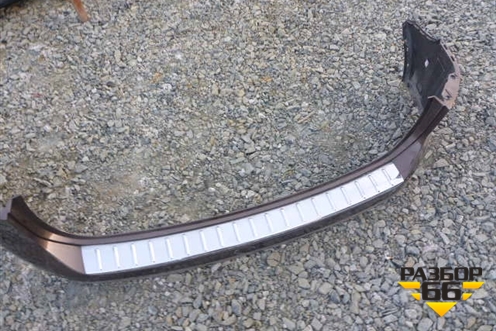 Бампер задний (без юбки до 2015г под парктроник) для Volkswagen Touareg с 2010-2018г (Туарег)