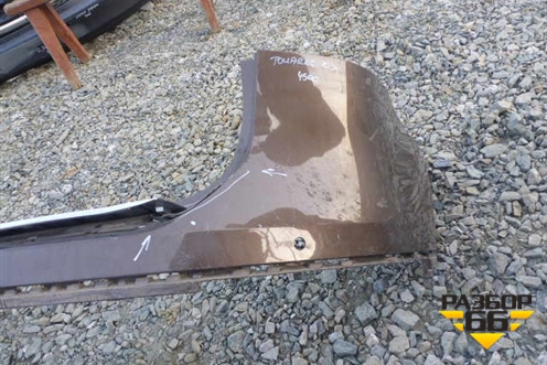 Бампер задний (без юбки до 2015г под парктроник) для Volkswagen Touareg с 2010-2018г (Туарег)