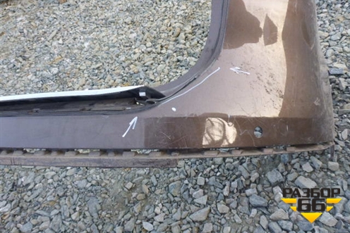 Бампер задний (без юбки до 2015г под парктроник) для Volkswagen Touareg с 2010-2018г (Туарег)