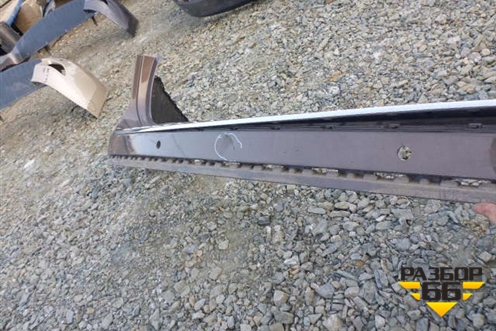 Бампер задний (без юбки до 2015г под парктроник) для Volkswagen Touareg с 2010-2018г (Туарег)