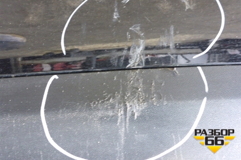 Бампер задний (нижняя часть) (с юбкой до 2015г) (7P6807521A) для Volkswagen Touareg с 2010-2018г (Туарег)