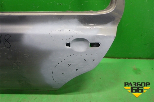 Дверь задняя левая (82101AX130) для Nissan Micra (К12Е) с 2002-2010г (Микра)