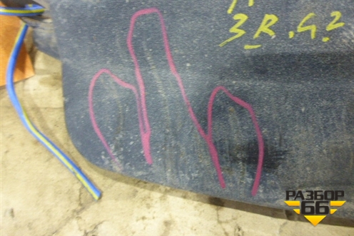 Брызговик задний правый для Chevrolet Aveo (T200) с 2003-2008 (Авео Т200)