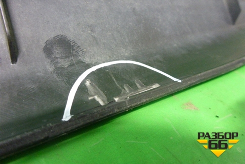 Накладка заднего бампера (верхняя) для Toyota Land Cruiser Prado(150) с 2009г (Ленд Крузер Прадо)