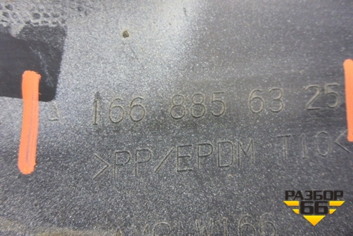 Накладка заднего бампера правая (AMG) (A1668856325) для Mercedes Benz ML-Klass W166 c 2011г (МЛ)