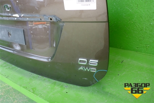 Дверь багажника без стекла (39818090) для Volvo XC60 с 2008-2017г (ХС60)