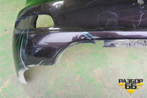 Бампер задний (без юбки) (13300719) для Opel Zafira C с 2012г (Зафира Ц)