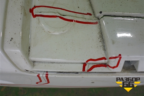 Бампер задний (после 2014г под парктроник) (A1668850325) для Mercedes Benz ML-Klass W166 c 2011г (МЛ)