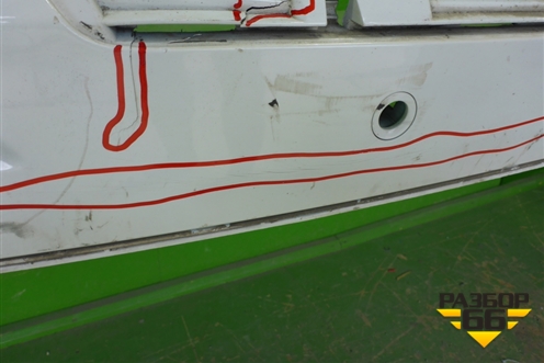 Бампер задний (после 2014г под парктроник) (A1668850325) для Mercedes Benz ML-Klass W166 c 2011г (МЛ)