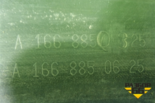 Бампер задний (после 2014г под парктроник) (A1668850325) для Mercedes Benz ML-Klass W166 c 2011г (МЛ)