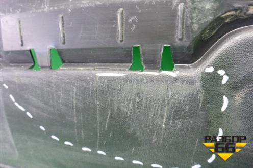 Юбка заднего бампера (после 2014г AMG) (A1668859425) для Mercedes Benz ML-Klass W166 c 2011г (МЛ)