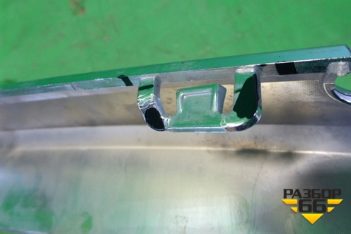 Накладка переднего бампера нижняя (AMG) (A1668857122) для Mercedes Benz ML-Klass W166 c 2011г (МЛ)