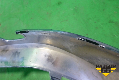 Накладка переднего бампера нижняя (AMG) (A1668857122) для Mercedes Benz ML-Klass W166 c 2011г (МЛ)