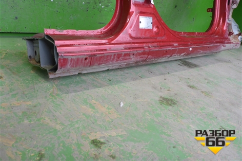 Порог со стойкой правый (седан под накладку) для Mitsubishi Lancer-X с 2007г (Лансер)